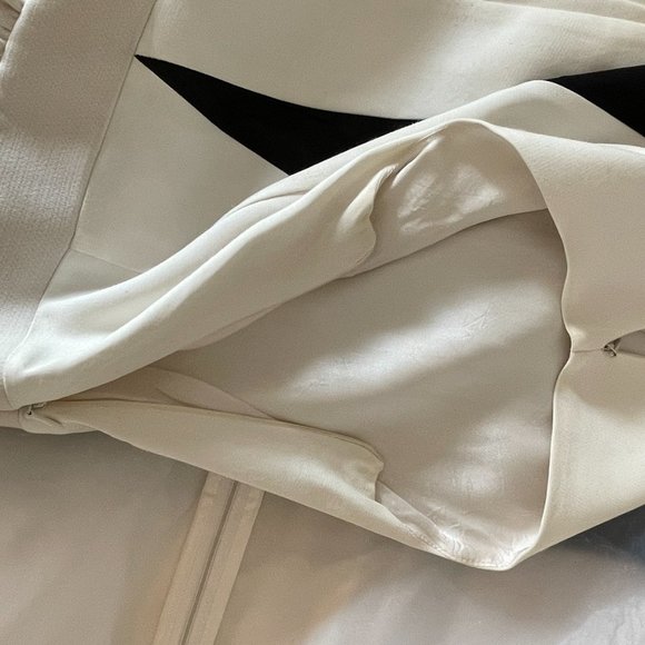 Malene Birger A/S White and Black Cocktail Dress - Picture 8 of 9